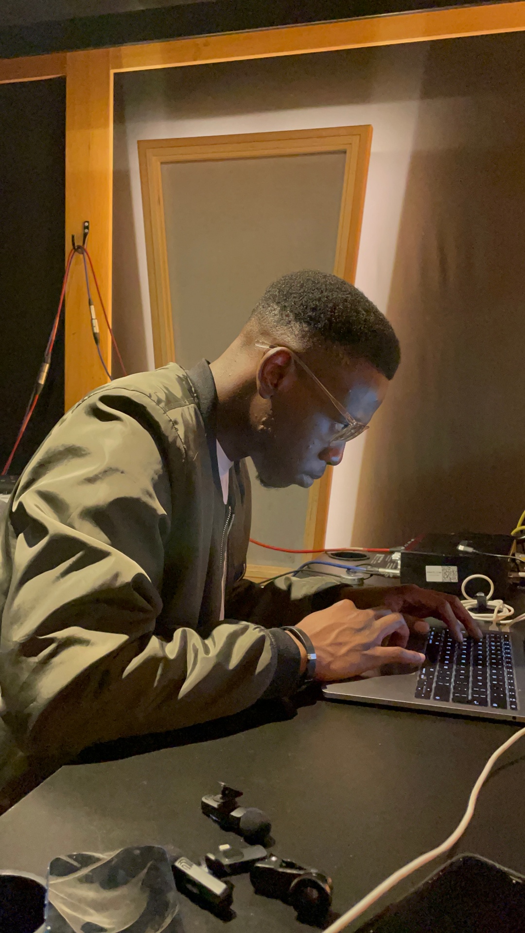 Chef working at the desk